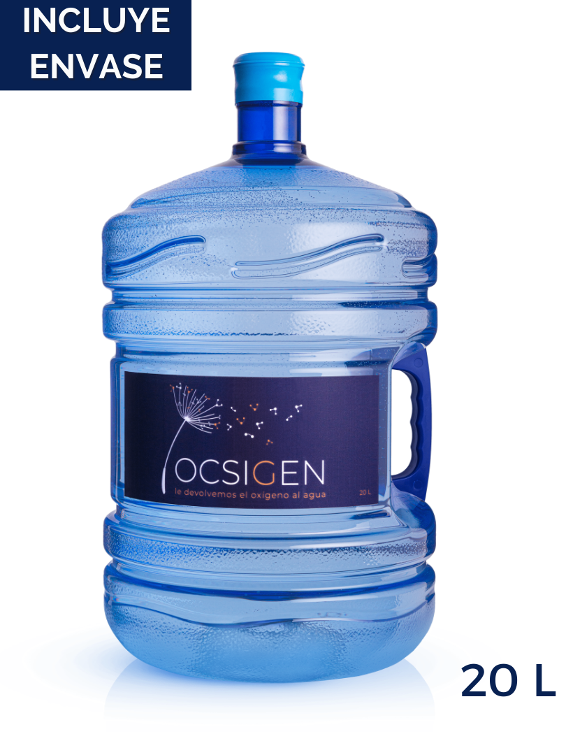 Bidon 20 Lts (incluye envase retornable y agua)